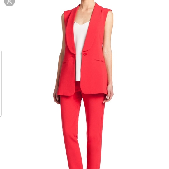 NWT BCBG Red Vest Size XS - Picture 7 of 7